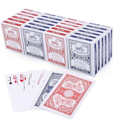 Amazon.co.jp: LotFancy トランプ カード12組 ポーカーサイズ標準